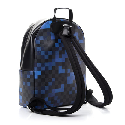 Louis Vuitton Damier Graphite Pixel Josh Backpack Blue 2 of 7