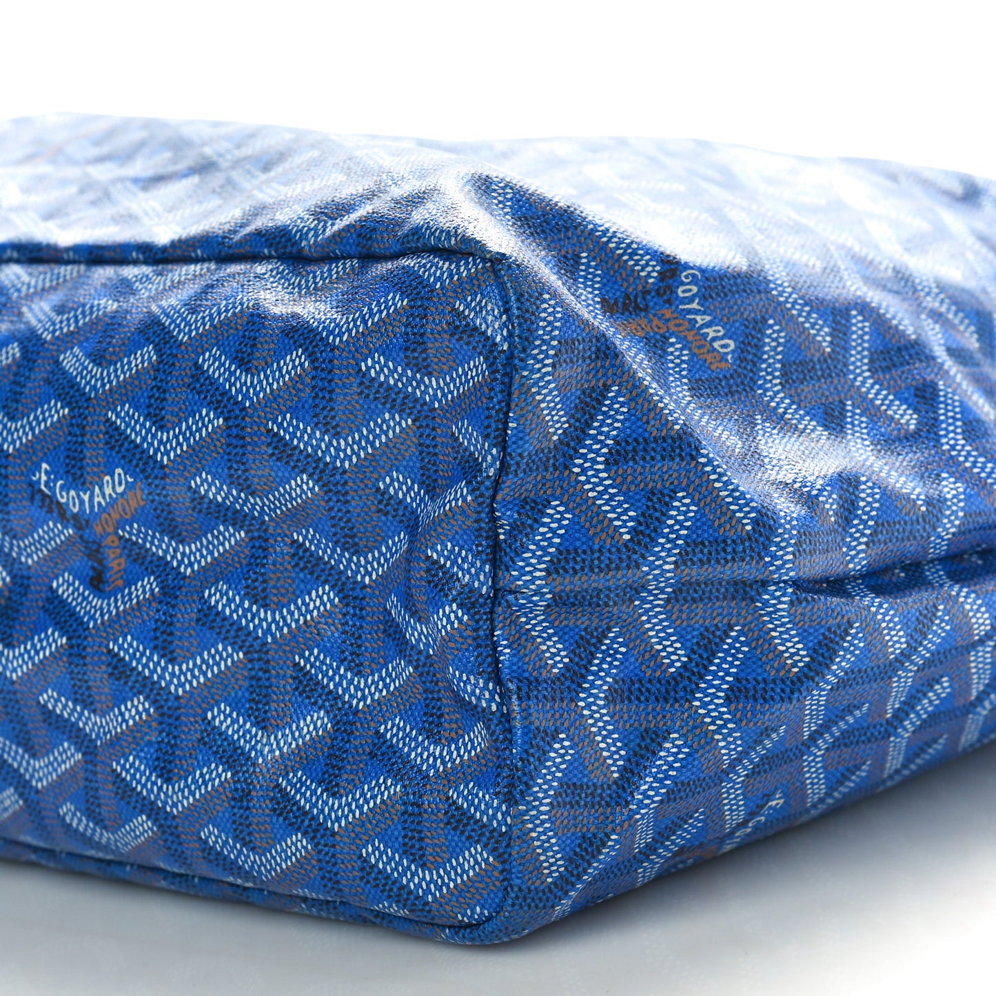 Goyardine Fidji Zip Hobo Sky Blue