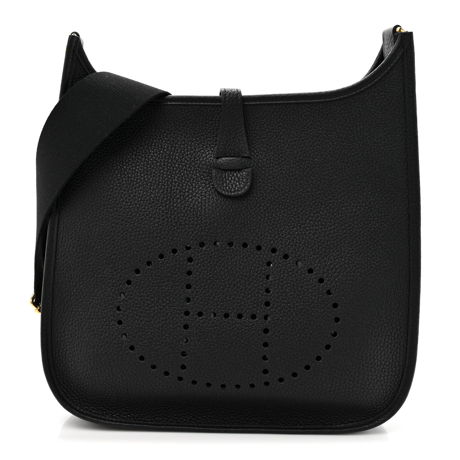 Hermes Taurillon Clemence Evelyne III PM Black 1 of 10