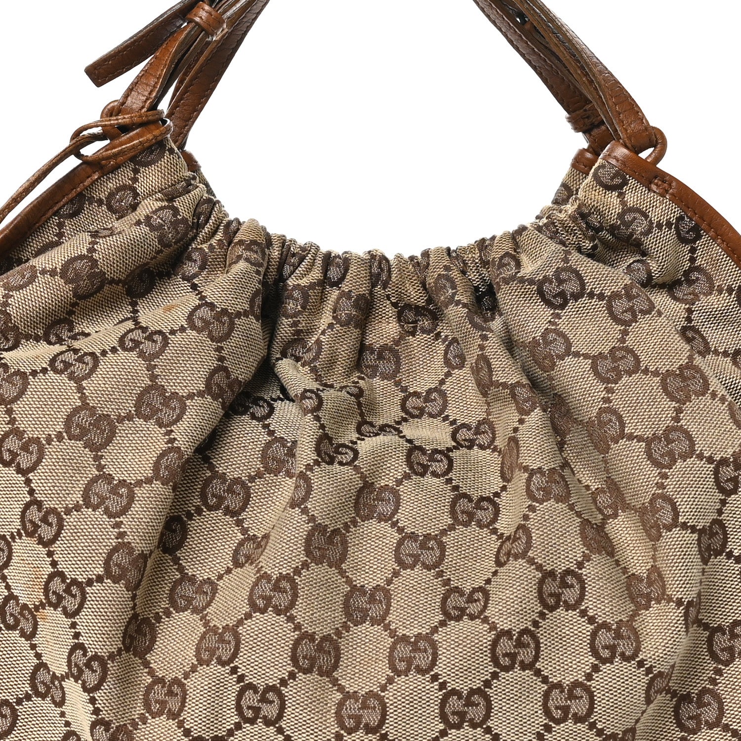 Gucci Monogram Hobo Brown 8 of 11