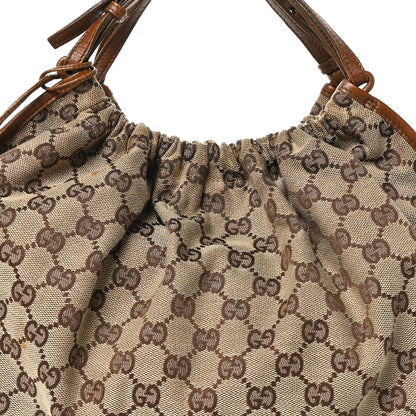 Gucci Monogram Hobo Brown 8 of 11