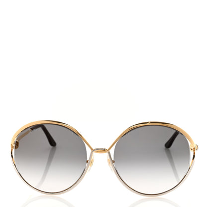 Cartier Metal Round Sunglasses CT0226S Gold Silver 2 of 7