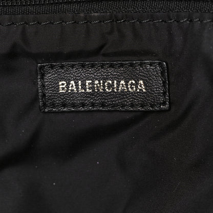 Balenciaga Sport Nylon Logo Embroidered S Wheel Backpack Fuchsia Black 6 of 8
