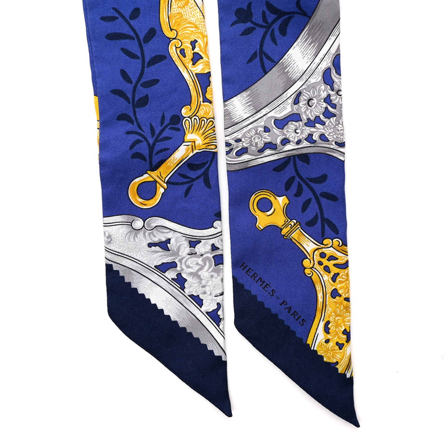 Silk Etriers Remix Twilly Marine White Or