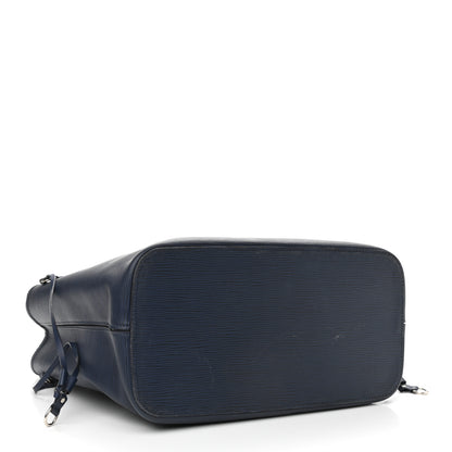 Louis Vuitton Epi Neverfull MM Indigo 5 of 14