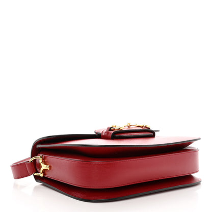 Gucci Azalea Calfskin Horsebit 1955 Shoulder Bag New Cherry Red 4 of 10