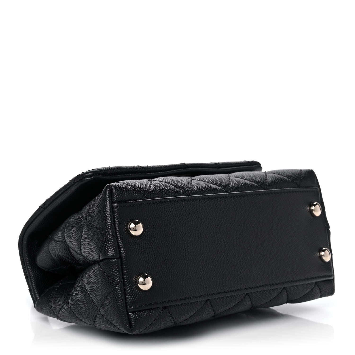 Chanel Caviar Quilted Extra Mini Coco Handle Flap Black 4 of 12