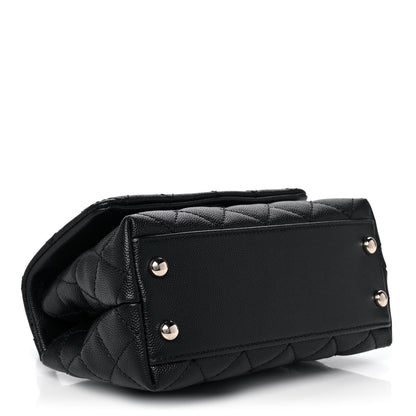 Chanel Caviar Quilted Extra Mini Coco Handle Flap Black 4 of 12