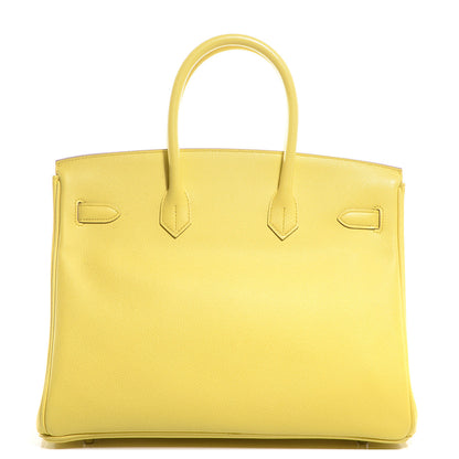 Hermes Epsom Birkin 35 Soufre Sulfur 4 of 23