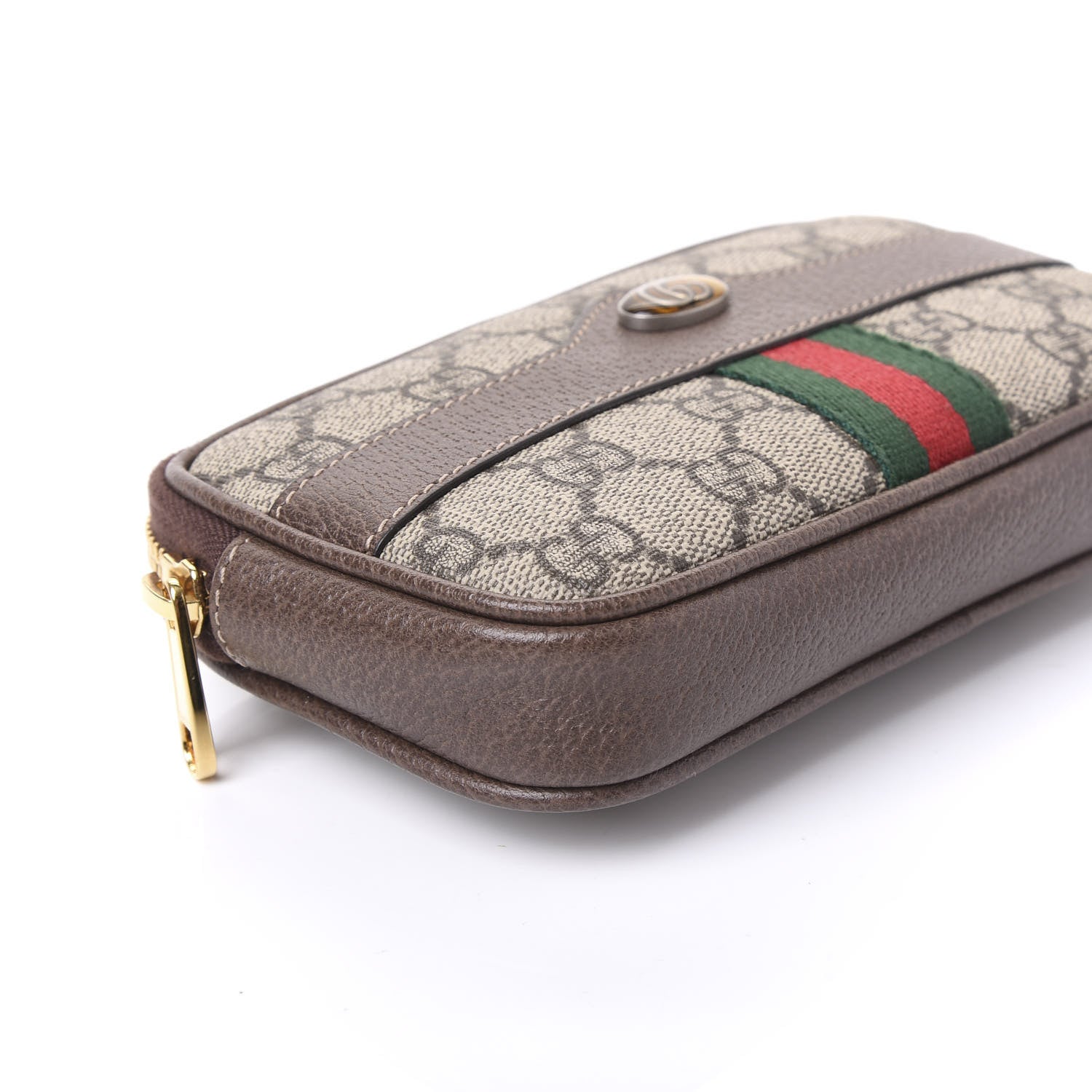 Gucci GG Supreme Monogram Ophidia Belted iPhone Case 80 32 Dark Brown 5 of 9