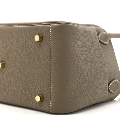 Hermes Taurillon Clemence Lindy 26 Etoupe 9 of 10
