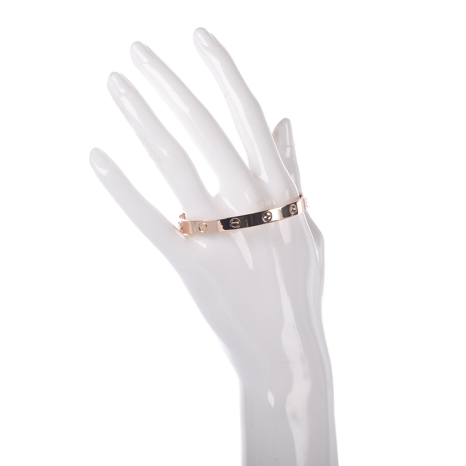 Cartier 18K Pink Gold LOVE Bracelet 17 2 of 5