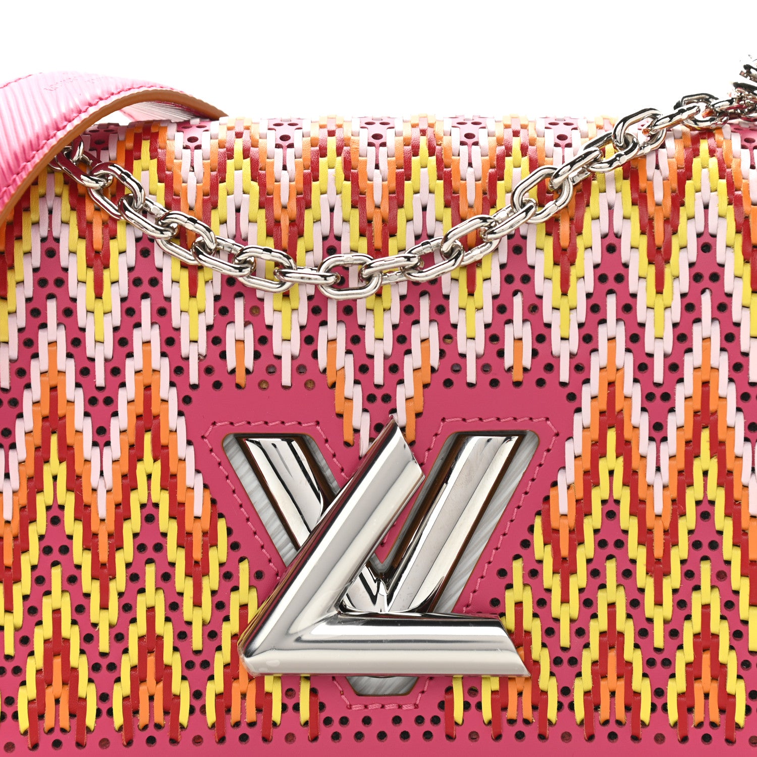Louis Vuitton Epi Braided Twist Shoulder Bag MM Rainbow 8 of 10