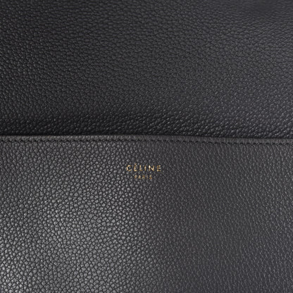 Celine Soft Grained Calfskin Sangle Bucket Bag Storm 8 of 25