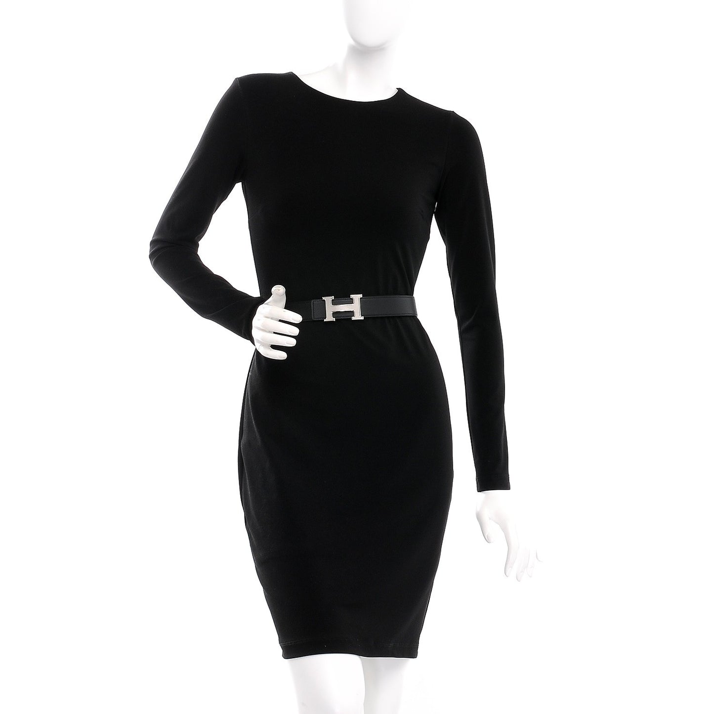 Swift Togo 32mm Guilloche H Belt 75 Black Etoupe