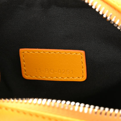 Christian Dior Calfskin Oblique Galaxy Perforated World Tour Messenger Pouch Yellow 7 of 10
