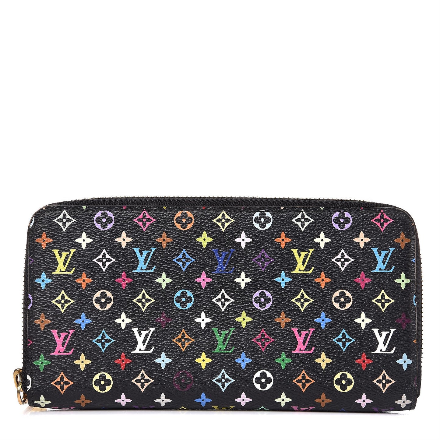 Monogram Multicolor Zippy Wallet Black Grenade