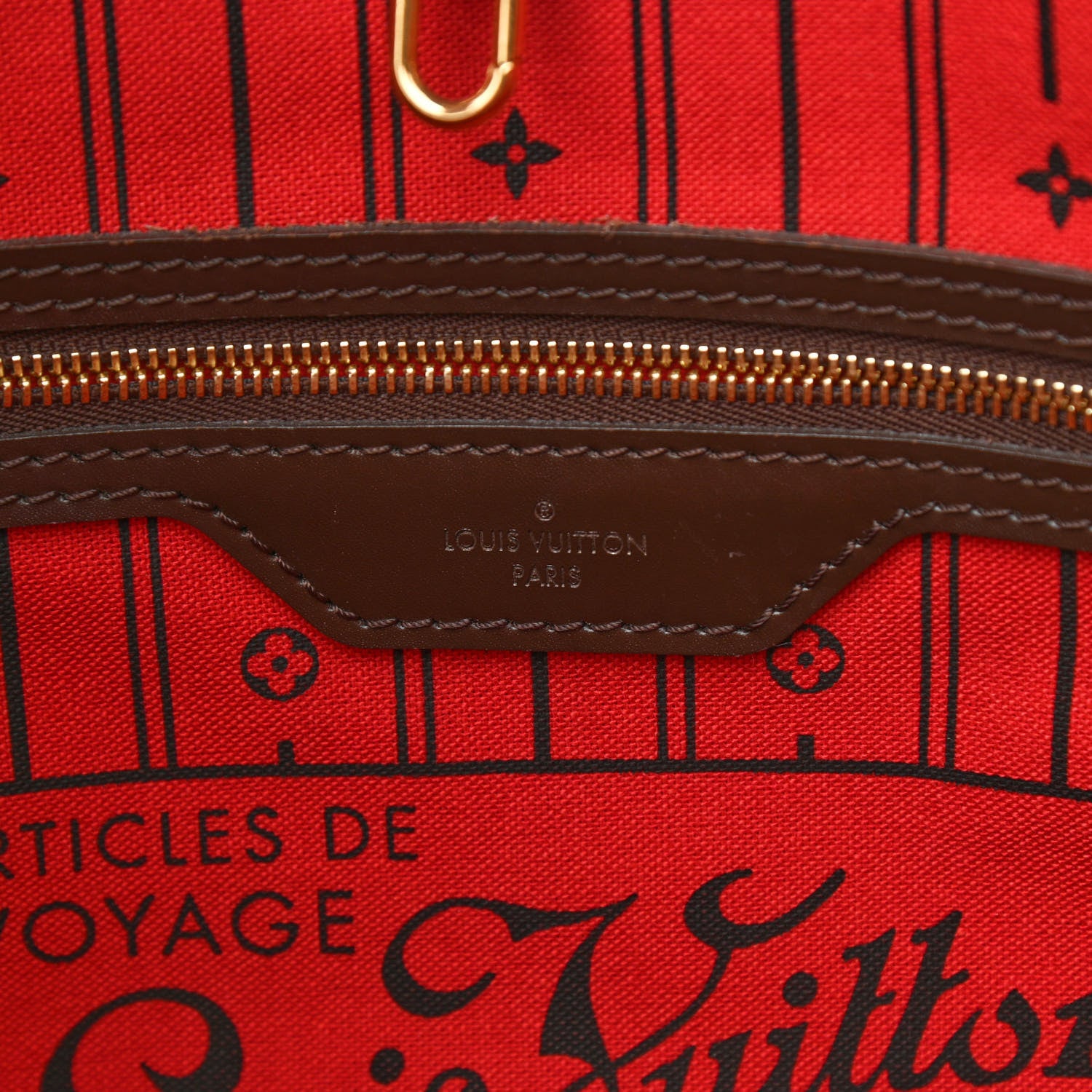 Louis Vuitton Damier Ebene Neverfull MM 6 of 12