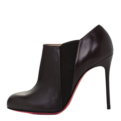 Christian Louboutin Calfskin Lastoto 100 Ankle Boots 38.5 Cacao 1 of 10
