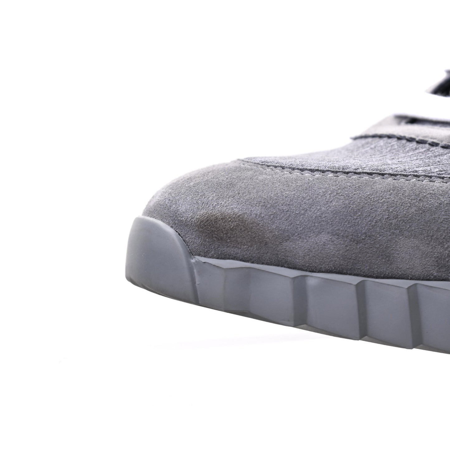 Technical Canvas Suede Goatskin Bouncing Sneakers 41 Gris Fonce