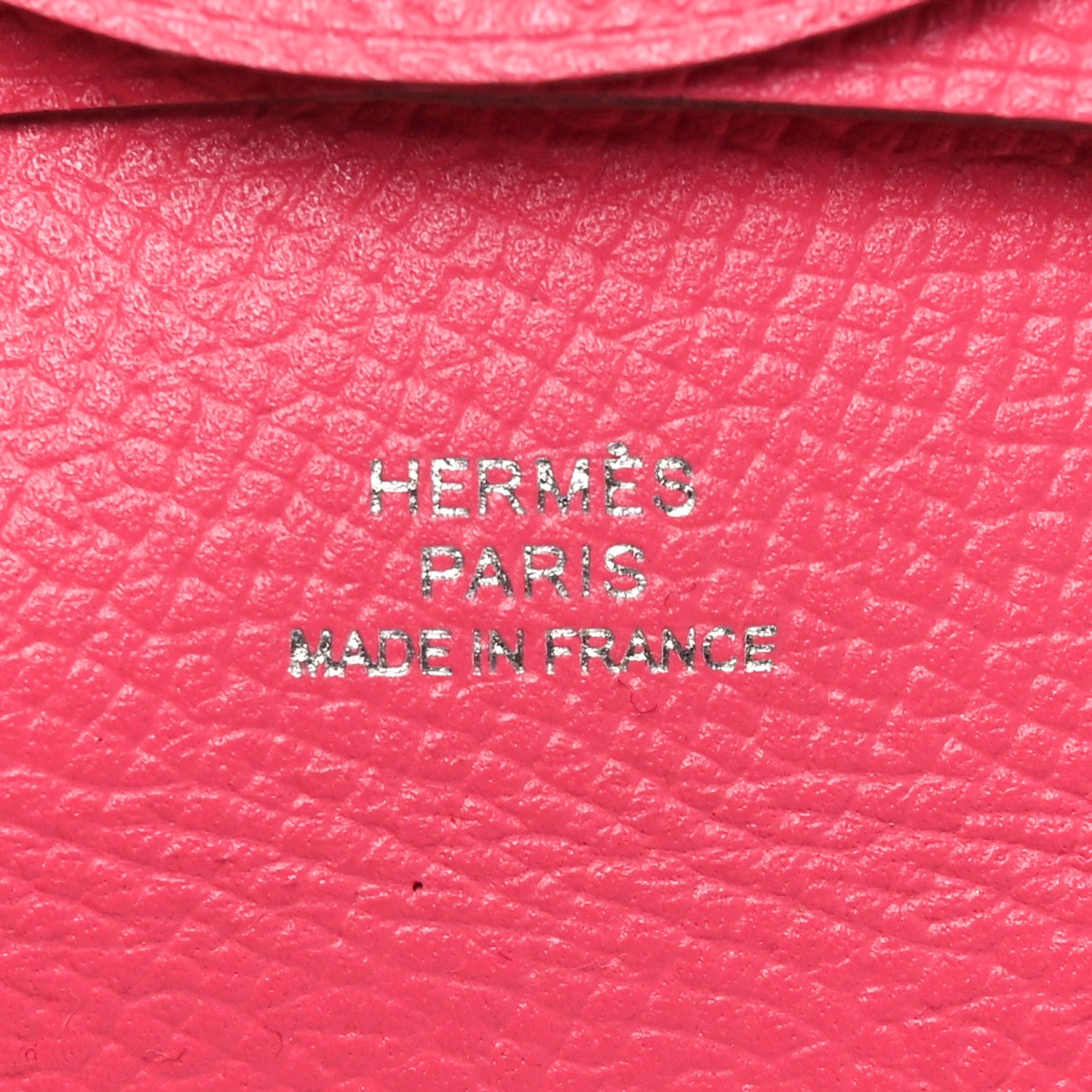 Hermes Epsom Bastia Coin Purse Rose Azalee 5 of 7