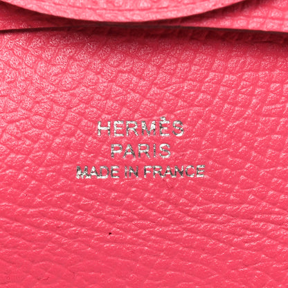 Hermes Epsom Bastia Coin Purse Rose Azalee 5 of 7