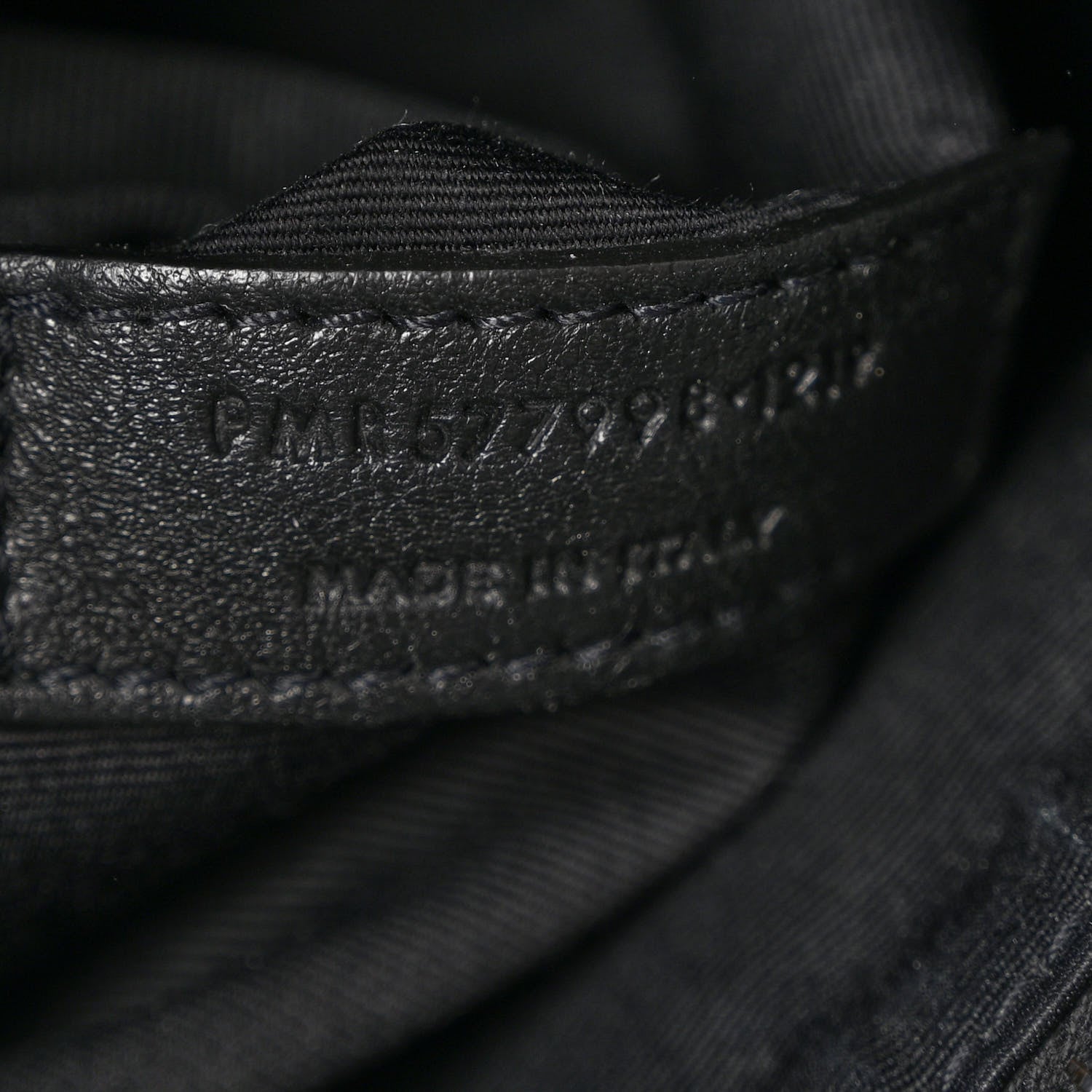 Saint Laurent Crinkled Calfskin Matelasse Monogram Niki Shoulder Bag Storm 7 of 12