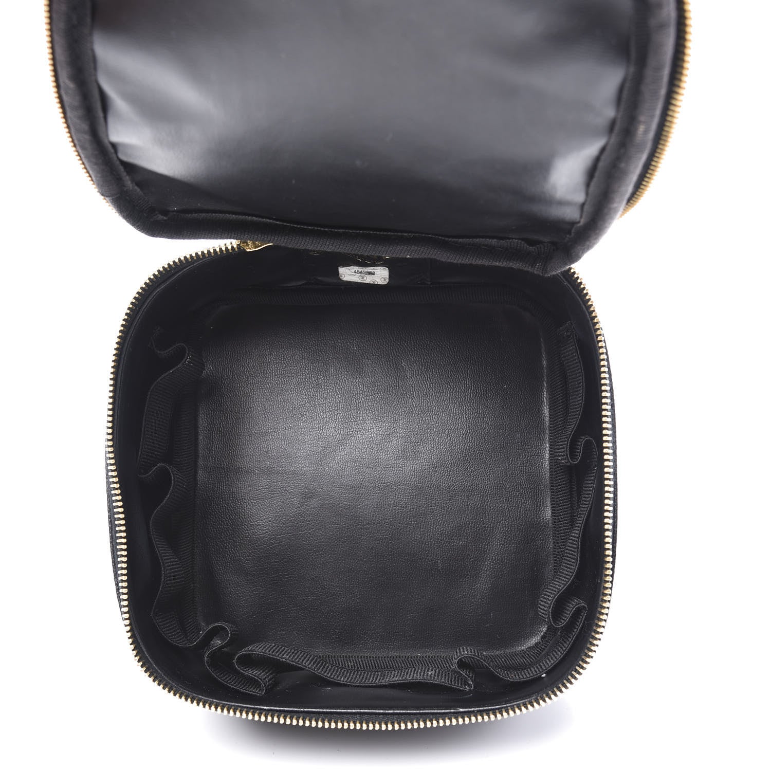 Chanel Caviar CC Vanity Cosmetic Case Black 4 of 11