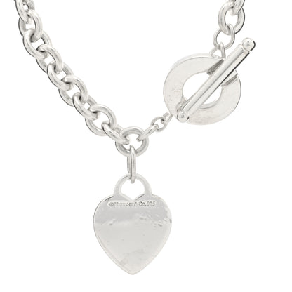 Tiffany Sterling Silver Heart Tag Toggle Bracelet 3 of 3