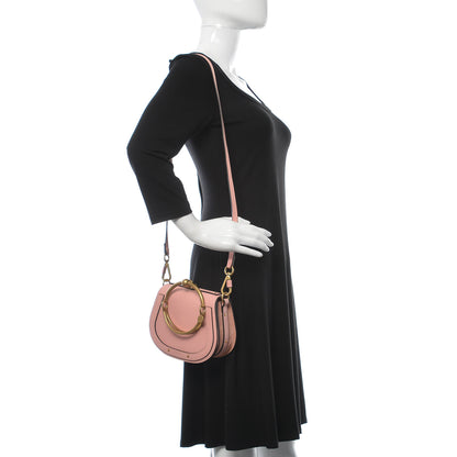 Chloe Calfskin Suede Small Nile Bracelet Bag Washed Pink 2 of 9