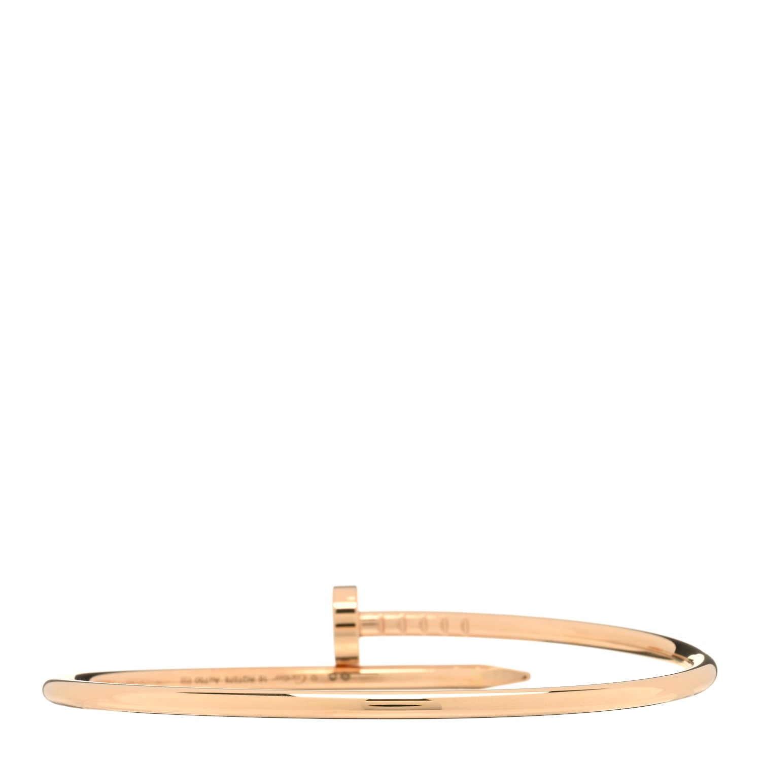 Cartier 18K Pink Gold Small Juste Un Clou Bracelet 16 2 of 3