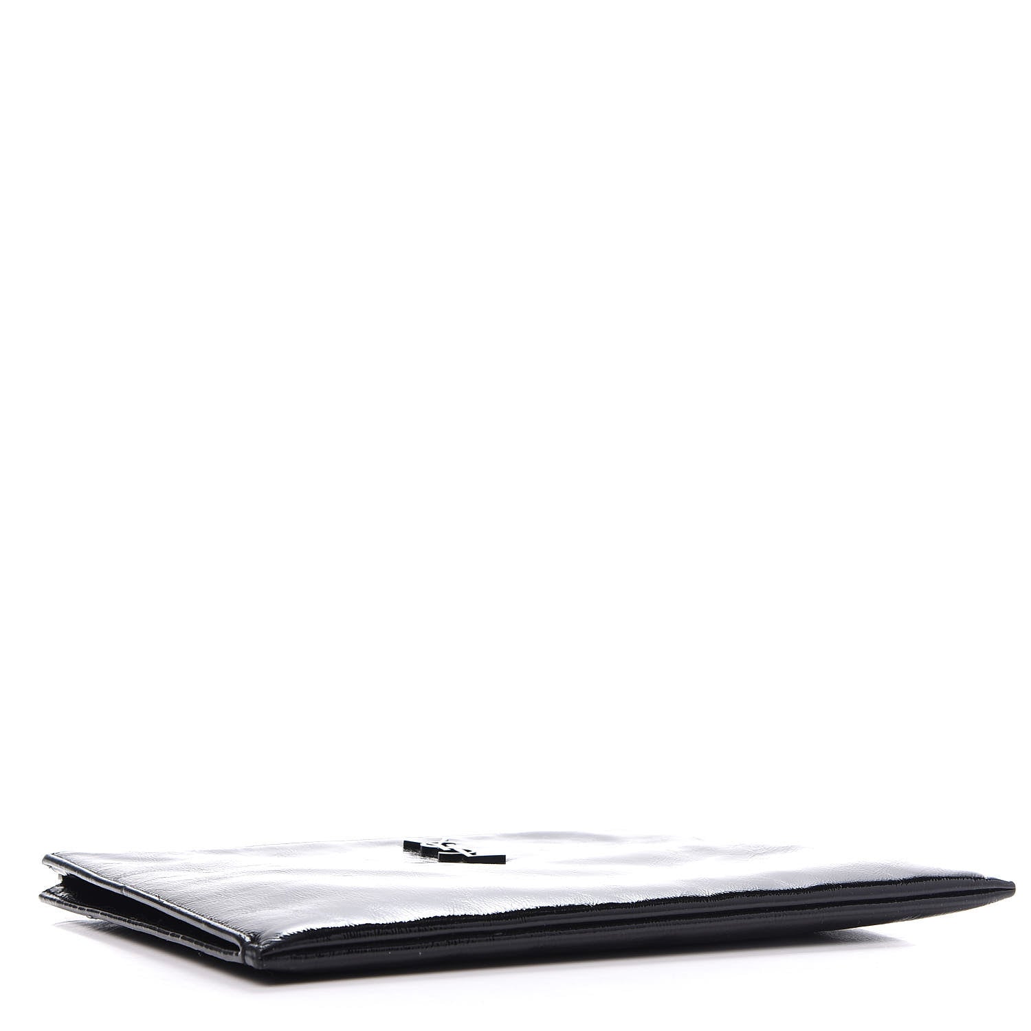 Saint Laurent Texturized Patent Monogram iPad Case Black 4 of 10
