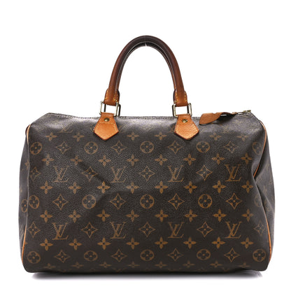 Louis Vuitton Monogram Speedy 35 1 of 19