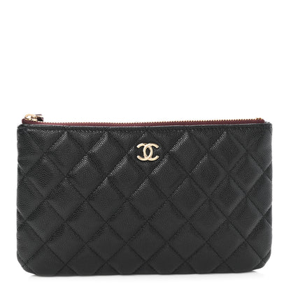 Chanel Caviar Quilted Cosmetic Case Black 1 of 7