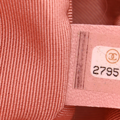 Chanel Tweed Mini Pearl Handle Flap Pink Beige Orange Ecru 7 of 11