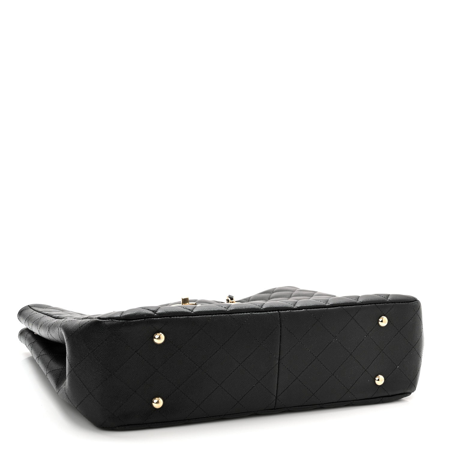 Chanel Caviar Quilted Large Shopping Tote Black 8 of 10