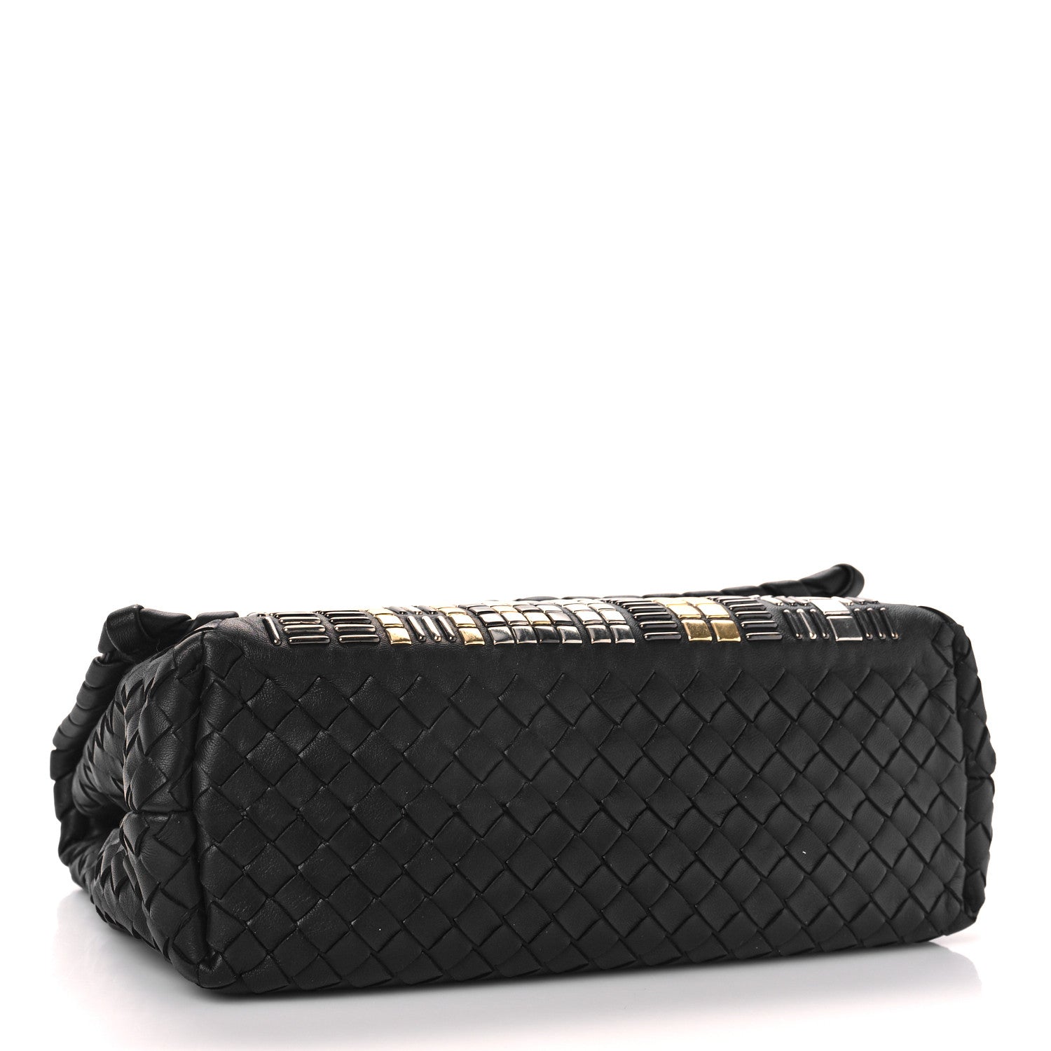 Bottega Veneta Nappa Intrecciato Small Tower Olimpia Bag Black 4 of 8