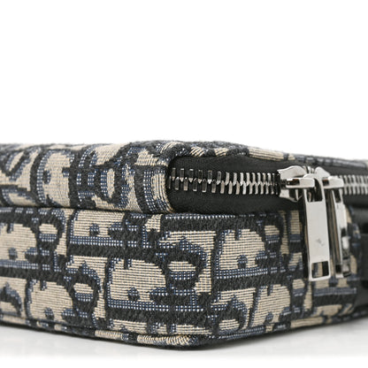 Christian Dior Oblique Pouch Navy Blue 9 of 9
