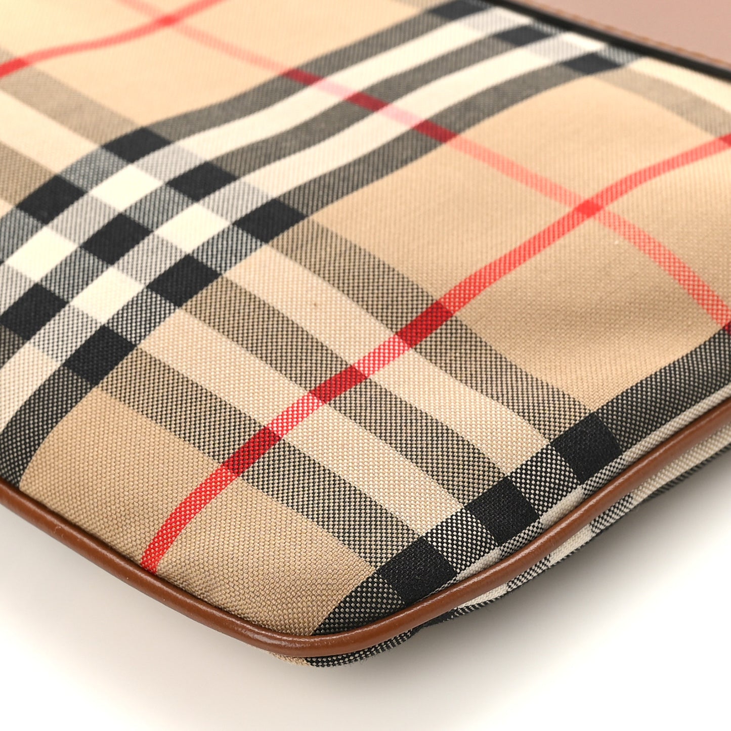 Horseferry Check Peyton Crossbody Clutch Bag Brown