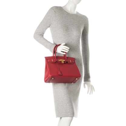 Hermes Epsom Birkin 30 Rouge Casaque 2 of 25