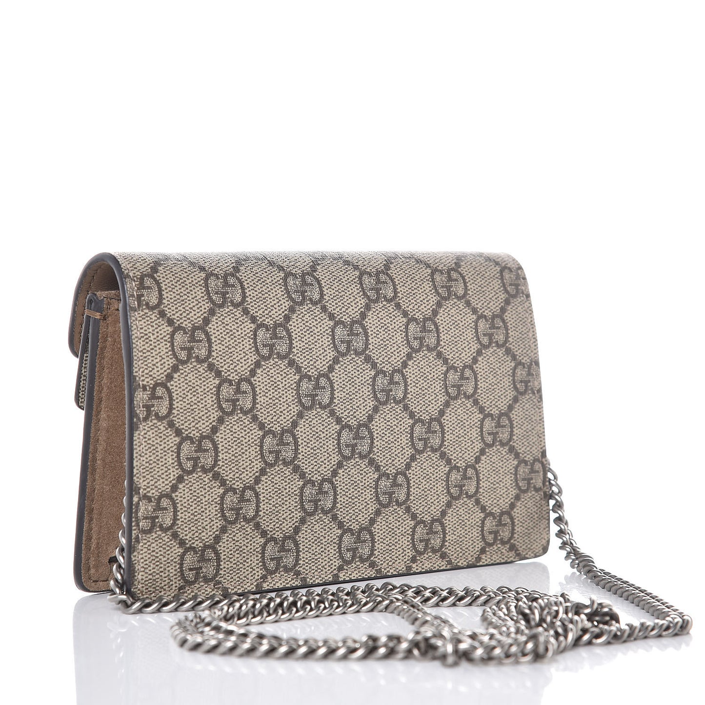 GG Supreme Monogram Super Mini Dionysus Shoulder Bag Taupe