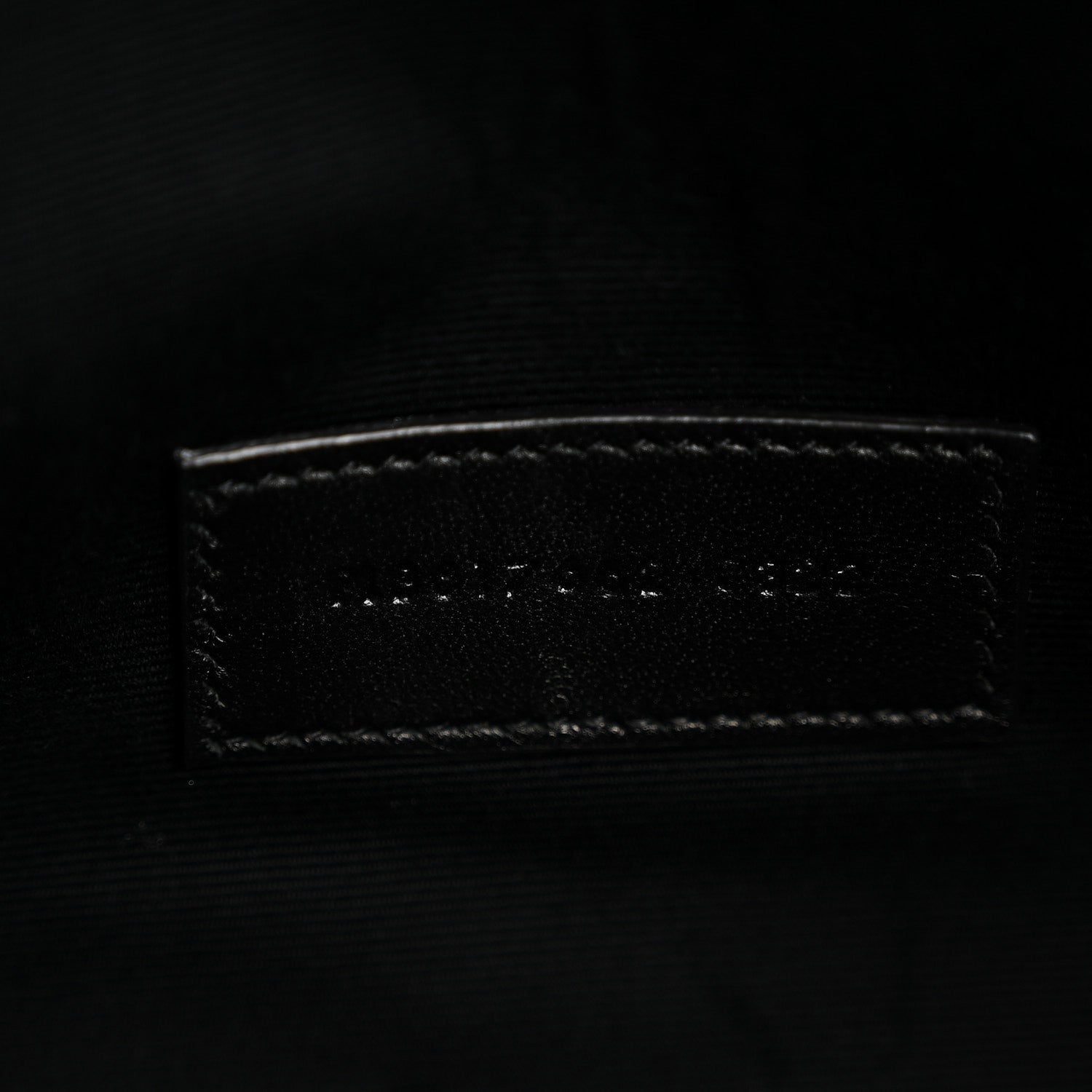 Saint Laurent Grain De Poudre Matelasse Chevron Monogram Monochrome Envelope Clutch Black 7 of 7