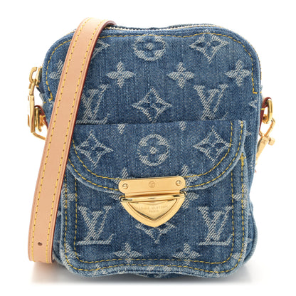 Louis Vuitton Denim Fairfax Pochette Blue 1 of 9
