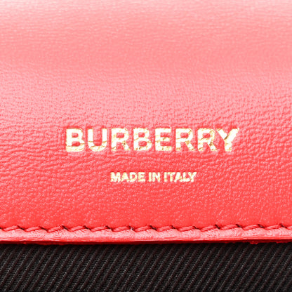 Burberry Lambskin Quilted Small Lola Bag Bright Red 6 of 10