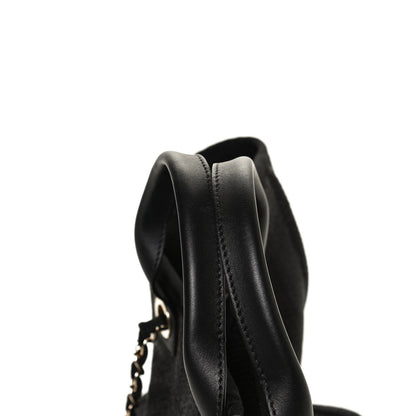 Chanel Woven Straw Raffia Medium Deauville Tote Black 10 of 10