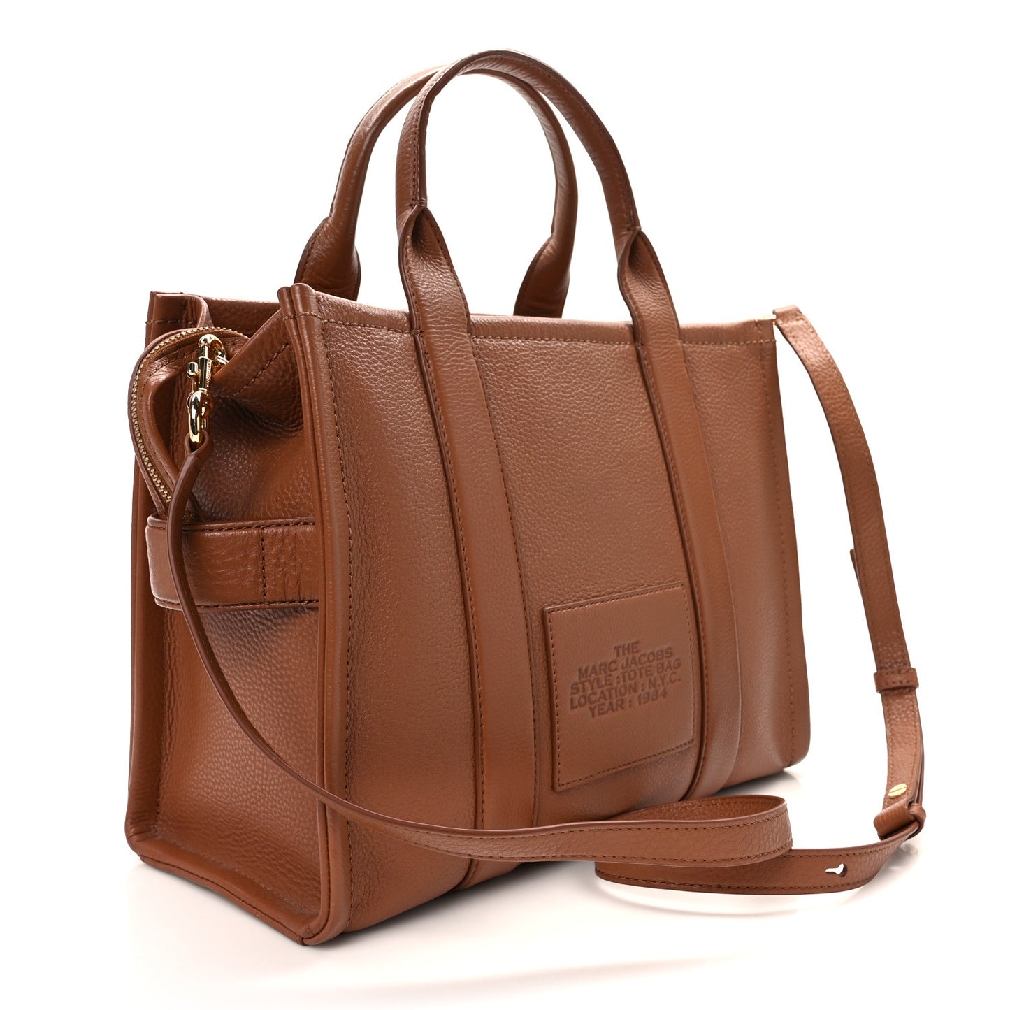 Grained Calfskin Medium The Tote Bag Argan Oil