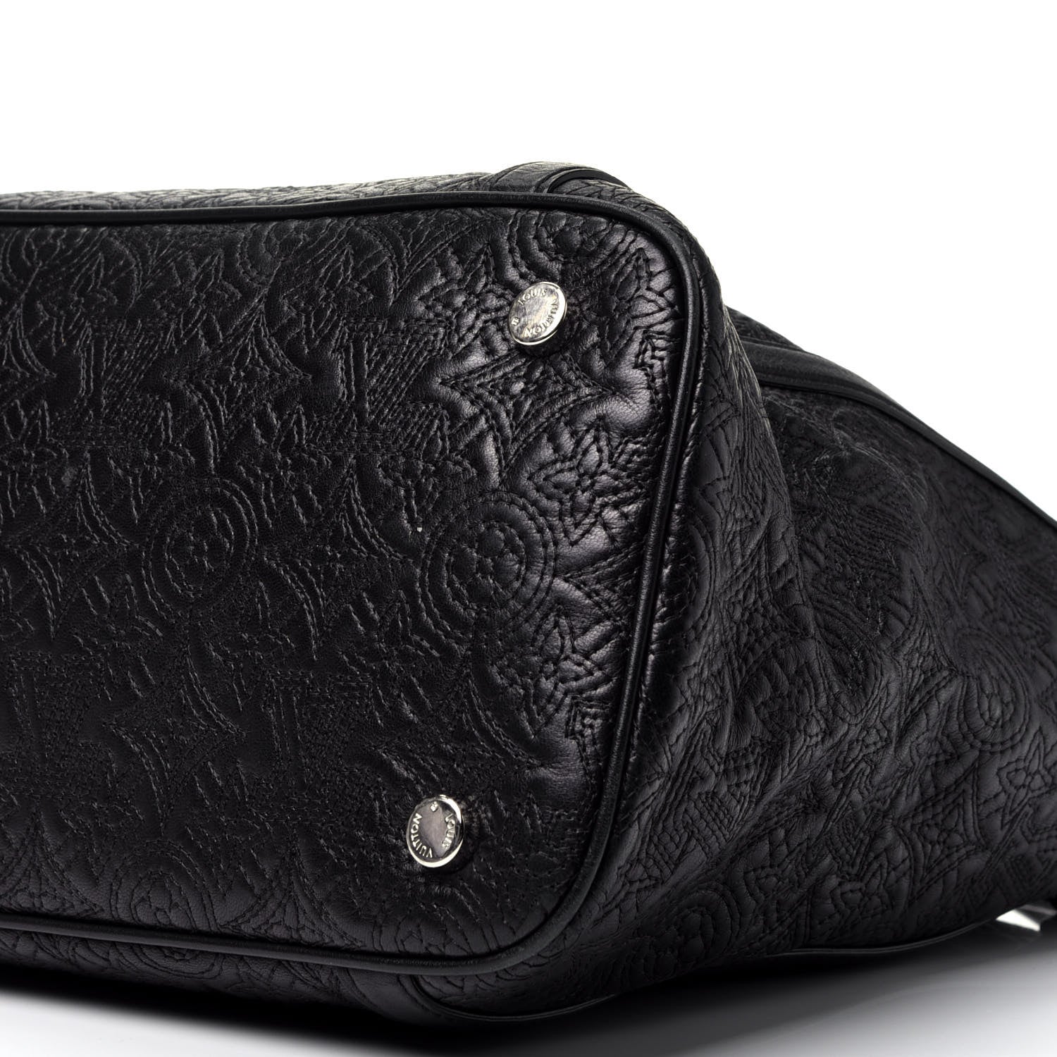 Louis Vuitton Monogram Lambskin Antheia Ixia MM Black 9 of 9