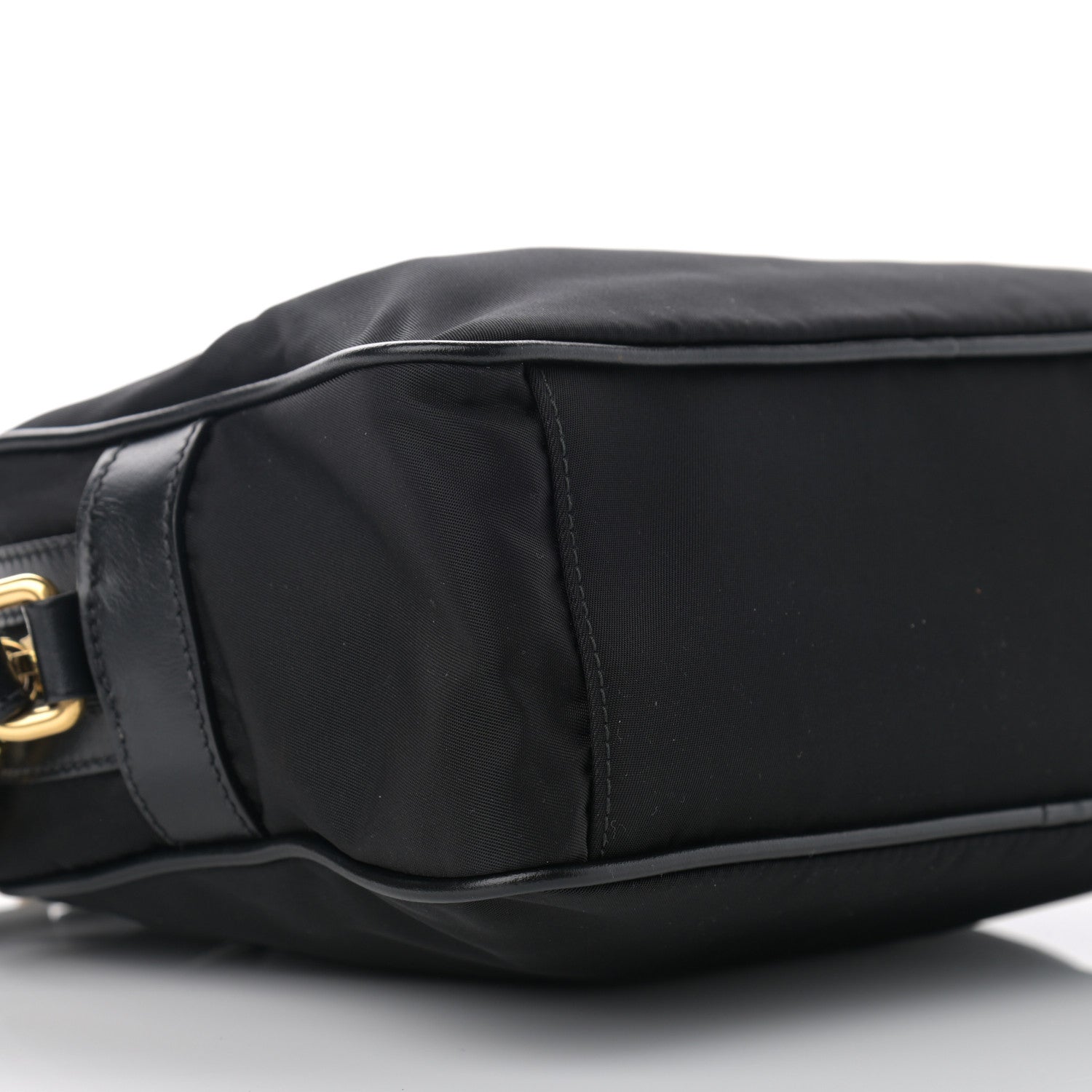 Prada Tessuto Nylon Soft Calf Camera Bag Black 10 of 12