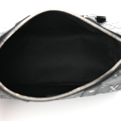 Louis Vuitton Cowhide Faded Monogram City Keepall Charcoal 5 of 9