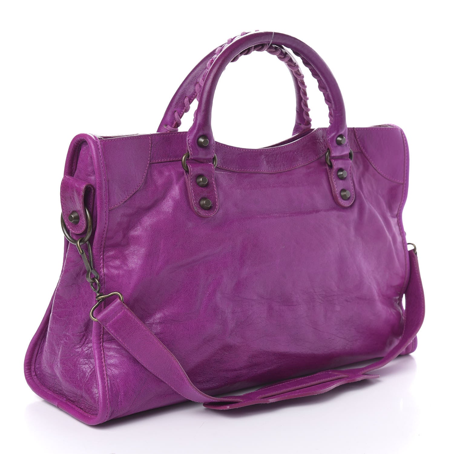 Balenciaga Agneau Classic Hardware City Magenta 3 of 11